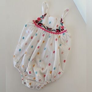 NWT velveteen kids romper